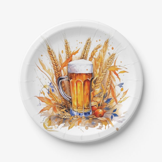 Oktoberfest Paper Plates (Front)