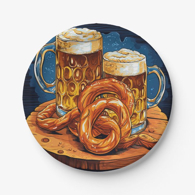 Oktoberfest Paper Plates (Front)