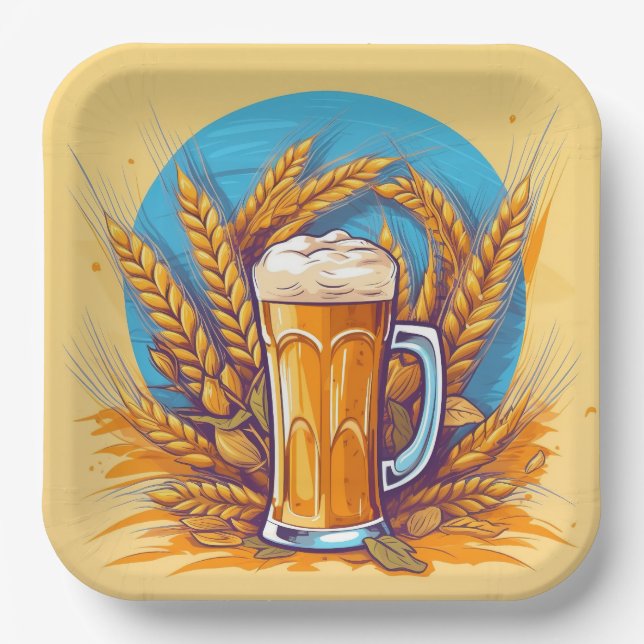 Oktoberfest Paper Plates (Front)