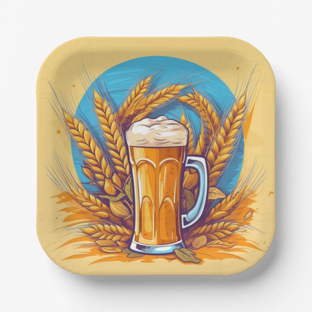 Oktoberfest Paper Plates (Front)