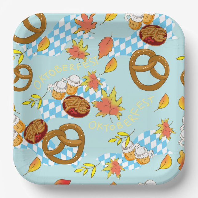 Oktoberfest Paper Plates (Front)