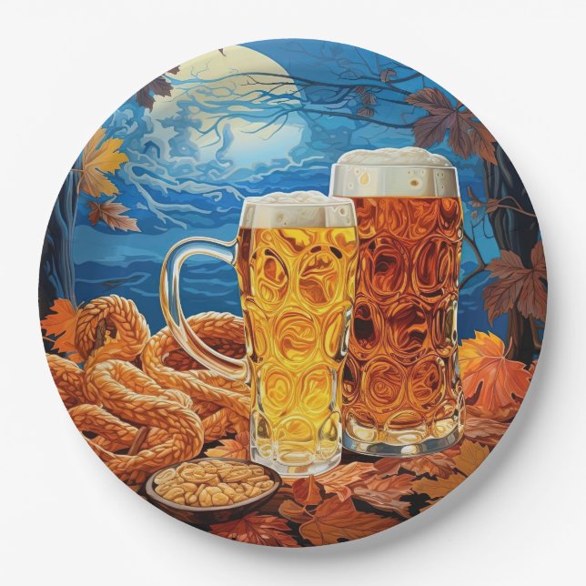 Oktoberfest Paper Plates (Front)
