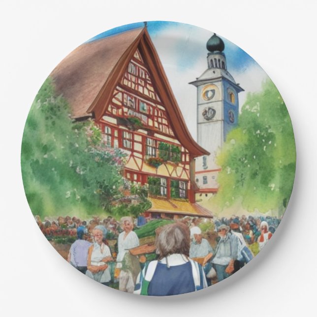 Oktoberfest Paper Plates (Front)