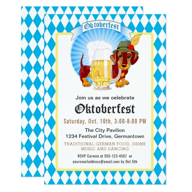 Oktoberfest Party And Celebration Invitation