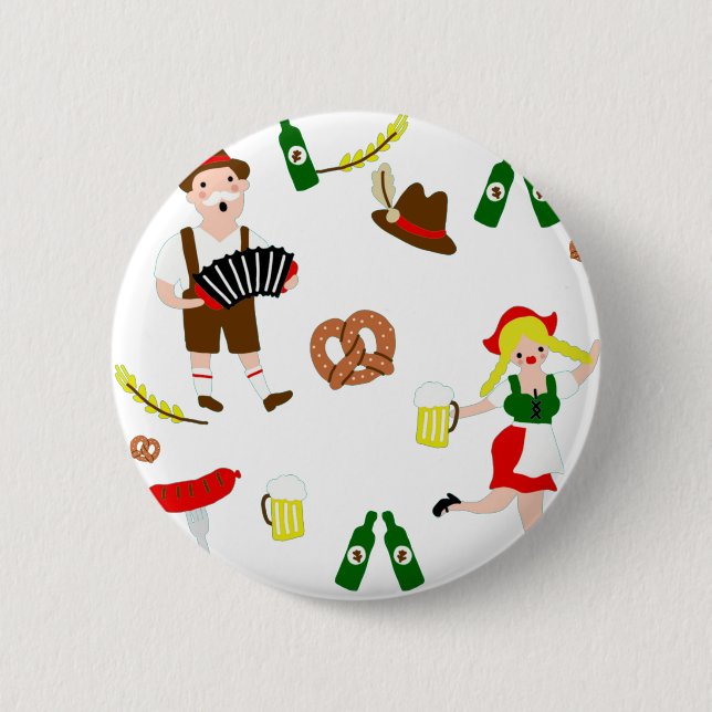 Oktoberfest party button (Front)