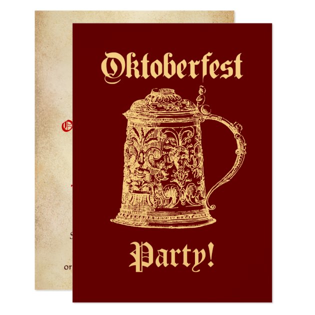 Oktoberfest Party Invitation