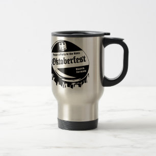 Oktoberfest Party in the Haus Travel Mug