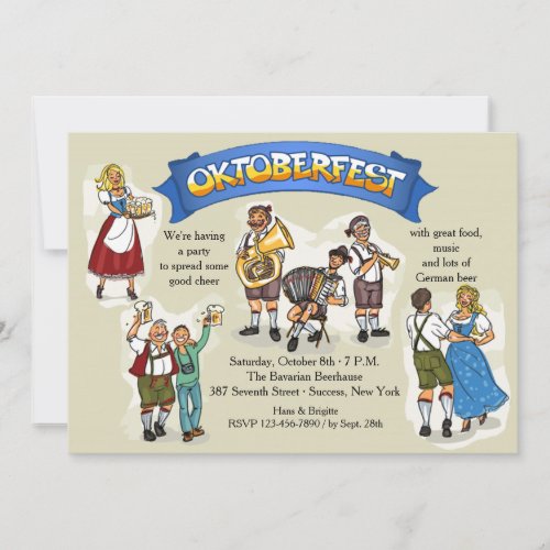 Oktoberfest Party Invitation