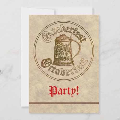 Oktoberfest Party Invitation