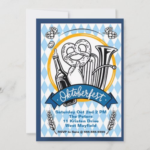 Oktoberfest Party Invitation