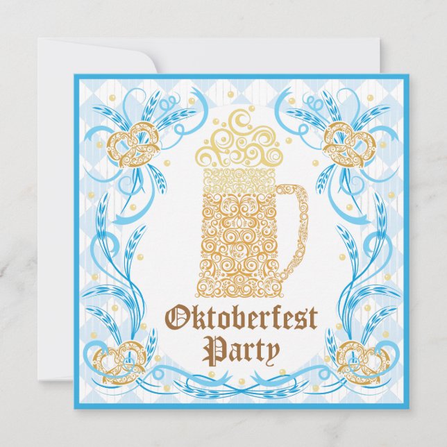 Oktoberfest Party Invitation (Front)