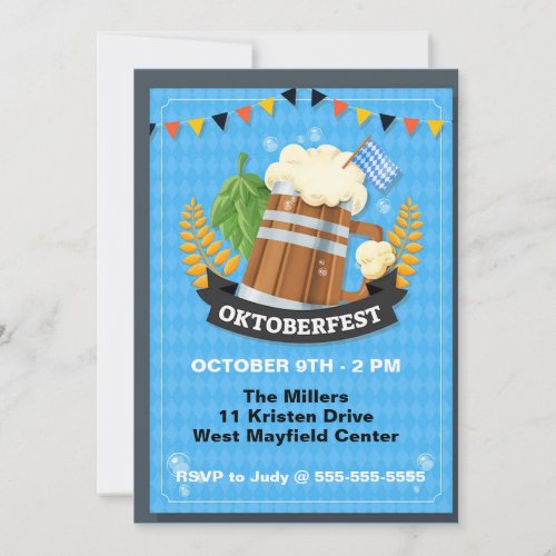 Oktoberfest Party Invitation