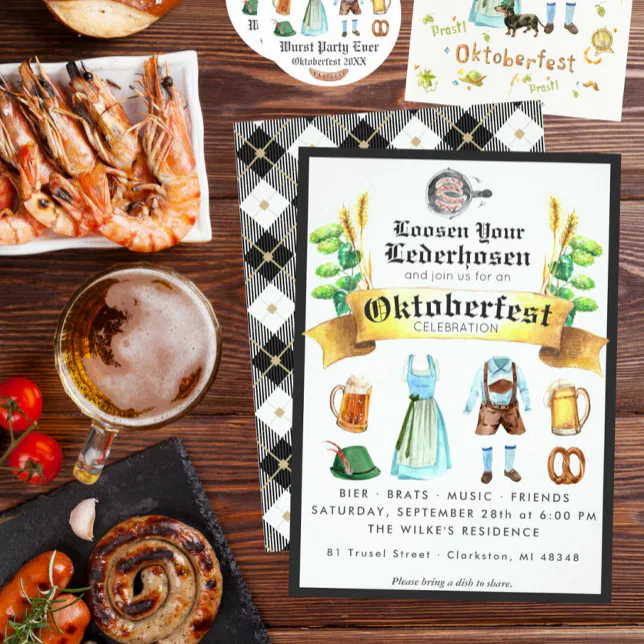 Oktoberfest Party Invitation
