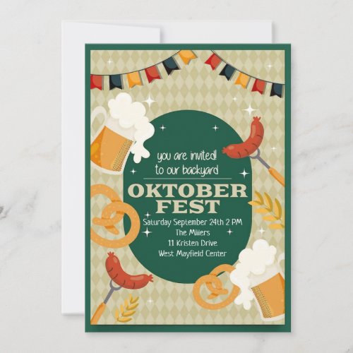 Oktoberfest Party Invitation