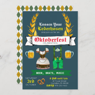 Oktoberfest Party Invitation