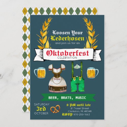 Oktoberfest Party Invitation