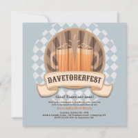 Oktoberfest Party Invitation Custom