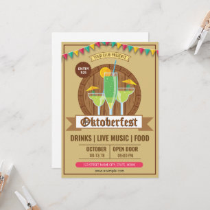 Oktoberfest Party Invitation Template