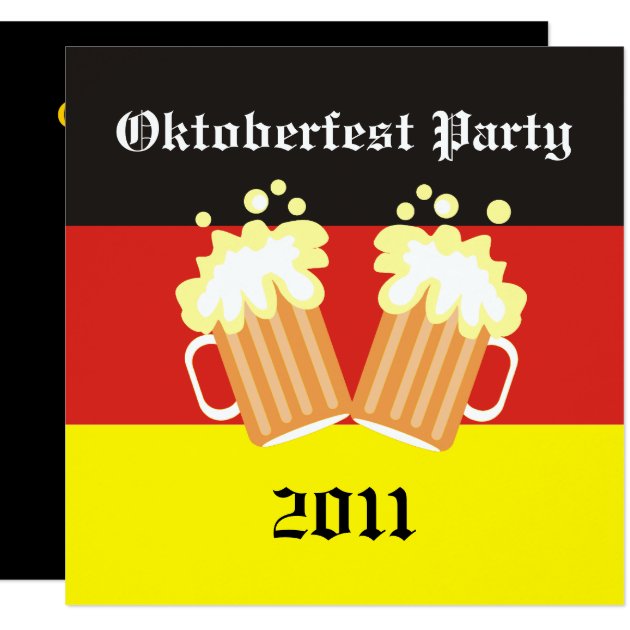 Oktoberfest Party Invitations