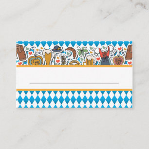Oktoberfest Party Place Card