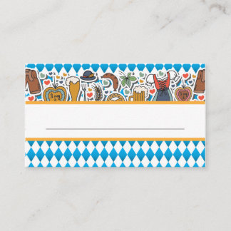Oktoberfest Party Place Card
