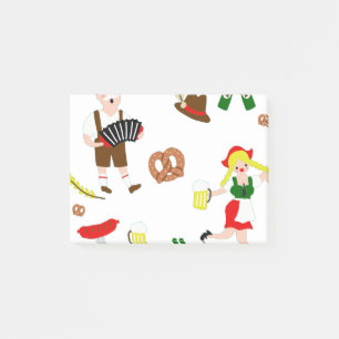 Oktoberfest party post-it notes