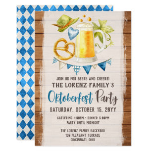 Oktoberfest Invitations Zazzle