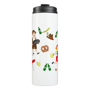 Oktoberfest party thermal tumbler