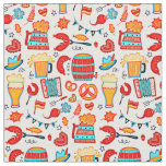 Oktoberfest Pattern Beer Festival Fabric