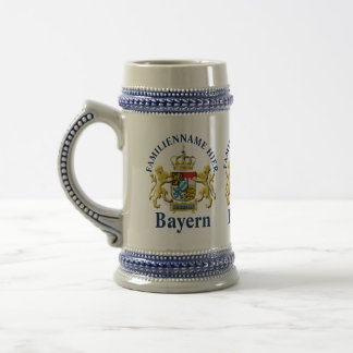 Oktoberfest Personalized Bavaria / Bayern Crest  Beer Stein