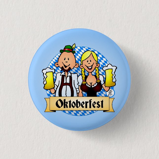 Oktoberfest Pinback Button (Front)