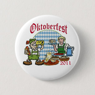 oktoberfest pinback button