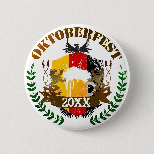 Oktoberfest Pinback Button (Front)