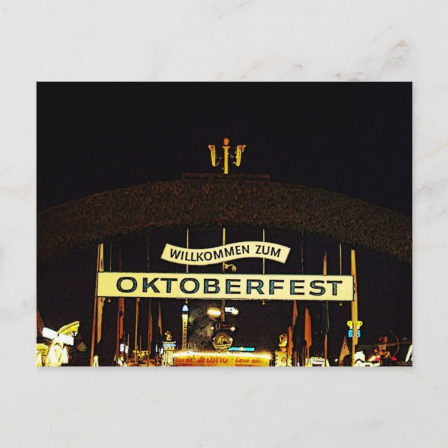 Oktoberfest Postcard (Front)