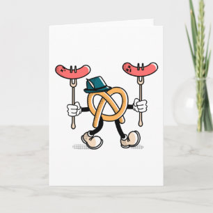 Oktoberfest pretzel card