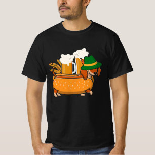 Oktoberfest Pretzel Dachshund Wiener Hotdog German T-Shirt