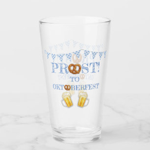 Oktoberfest Pretzel Glass