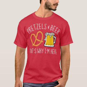 Oktoberfest Pretzels & Beer , Funny Festival Beer T-Shirt