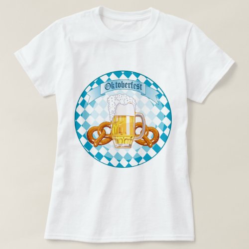 Oktoberfest Pretzels  Beer T_Shirt