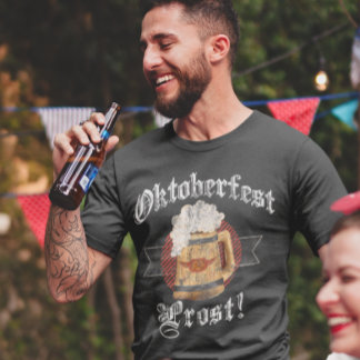 Oktoberfest Prost Vintage German Beer Stein T-Shirt