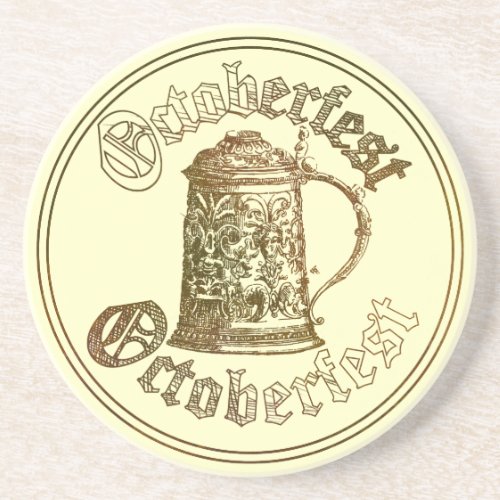 Oktoberfest Sandstone Coaster