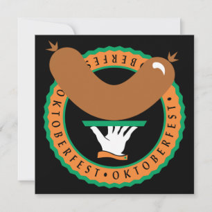 Oktoberfest Sausage Invitation