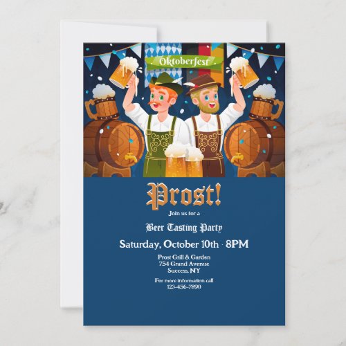 Oktoberfest Servers Invitation