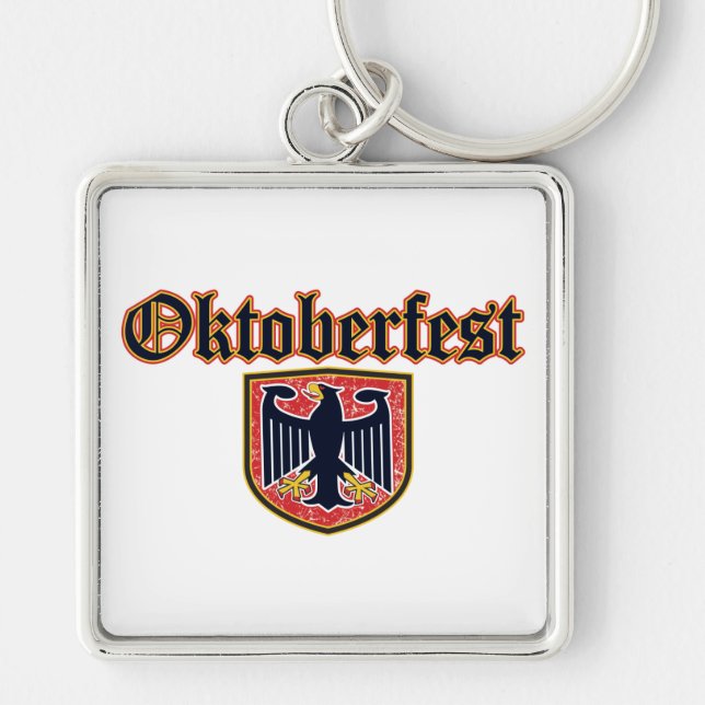 Oktoberfest Shield Keychain (Front)