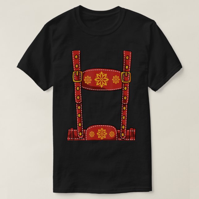 Oktoberfest Shirt Lederhosen Suspenders Germany Oc (Design Front)