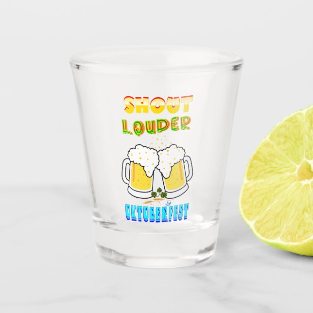 Oktoberfest Shot Glass (Front)