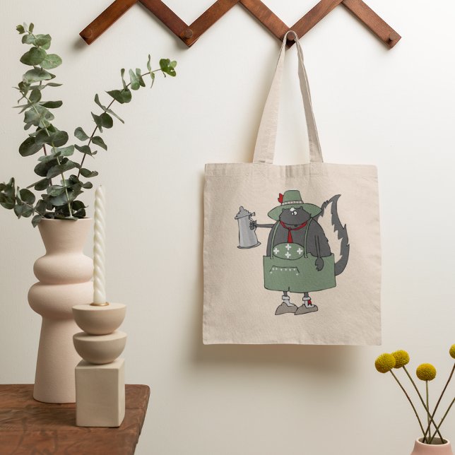 Oktoberfest Skunk Tote Bag (Creator Uploaded)