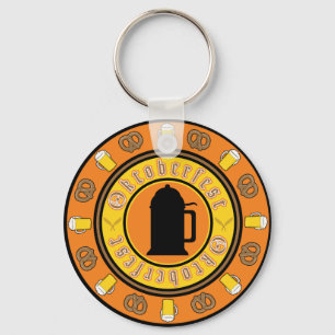 Oktoberfest Tankard Badge Keychain