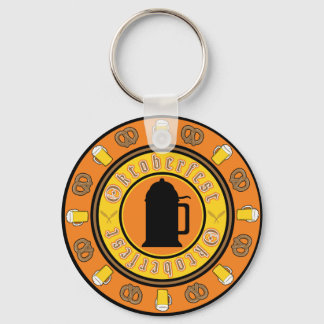 Oktoberfest Tankard Badge Keychain