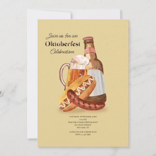 Oktoberfest Time Invitation